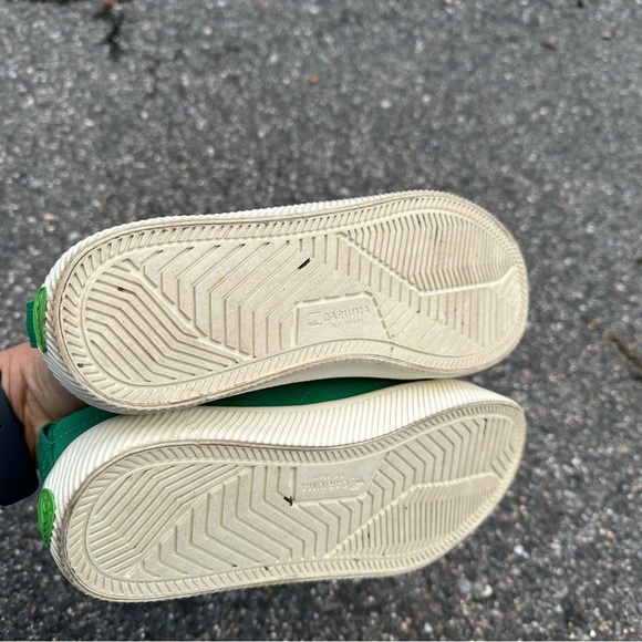 Cariuma Green Canvas OCA Low Men’s Size 7 1/2 Barely Used Very Good Condition - Picture 5 of 8